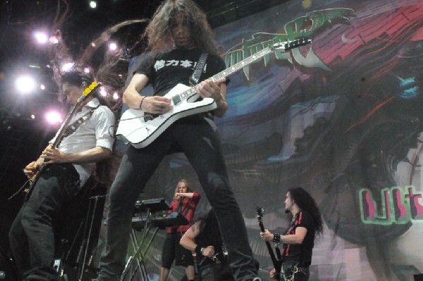 Dragonforce at the Mayhem Festival Verizon Wireless Amphitheater