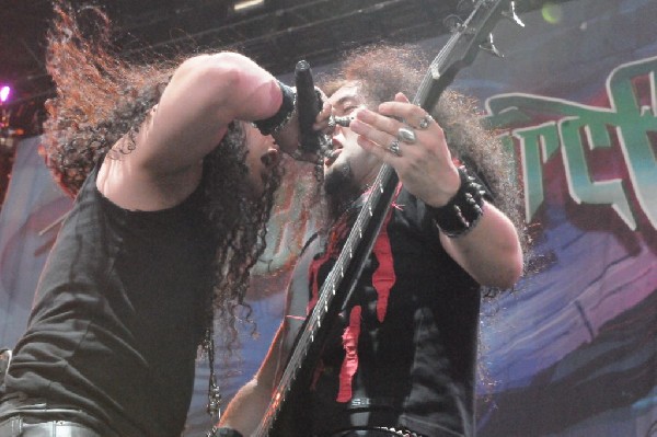 Dragonforce at the Mayhem Festival Verizon Wireless Amphitheater