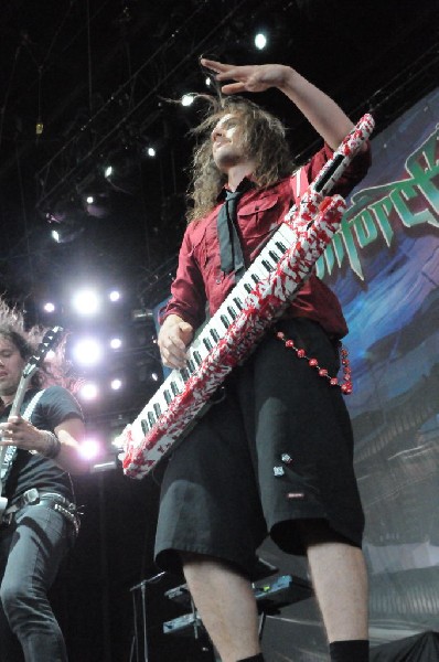 Dragonforce at the Mayhem Festival Verizon Wireless Amphitheater