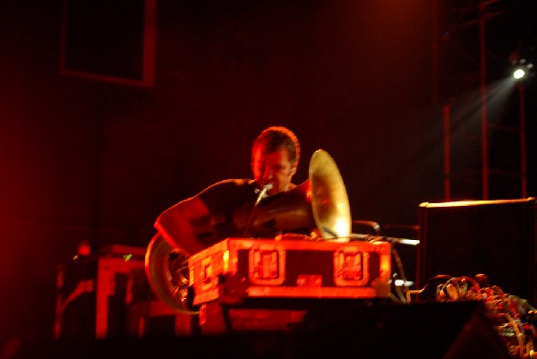 Drums and Tuba at Austin Music Hall, Austin, Tx