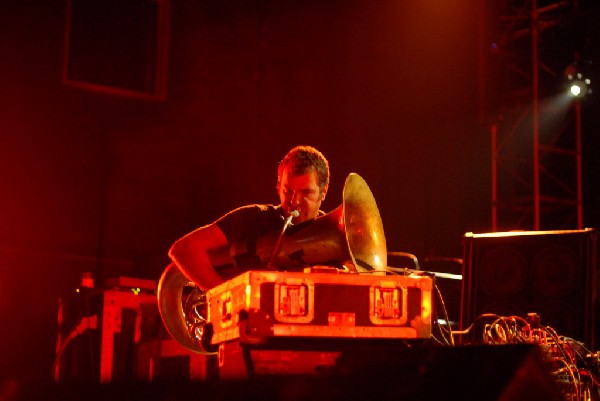 Drums and Tuba at Austin Music Hall, Austin, Tx