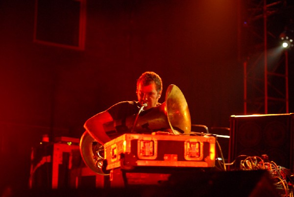 Drums and Tuba at Austin Music Hall, Austin, Tx