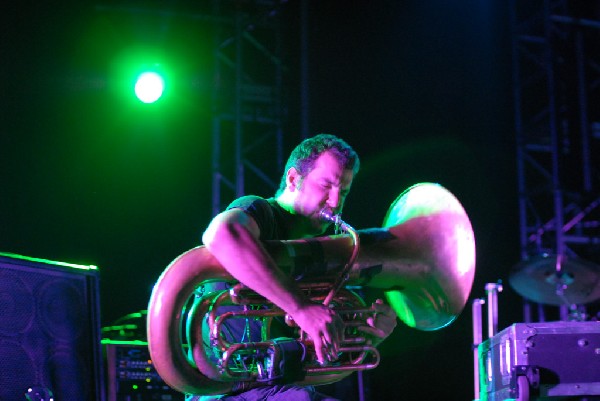 Drums and Tuba at Austin Music Hall, Austin, Tx