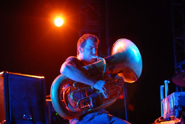 Drums and Tuba at Austin Music Hall, Austin, Tx