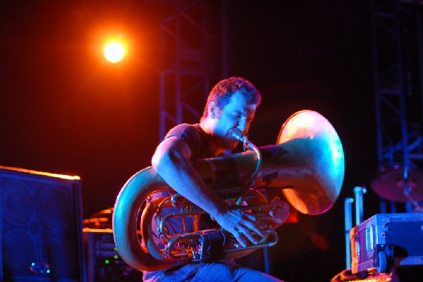 Drums and Tuba at Austin Music Hall, Austin, Tx