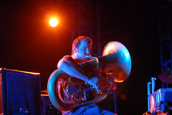 Drums and Tuba at Austin Music Hall, Austin, Tx