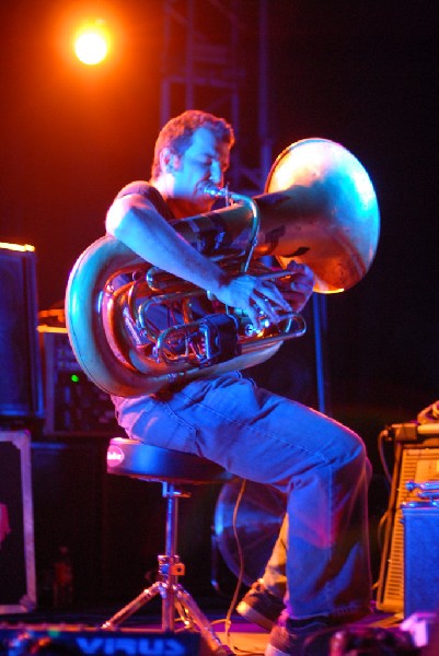 Drums and Tuba at Austin Music Hall, Austin, Tx
