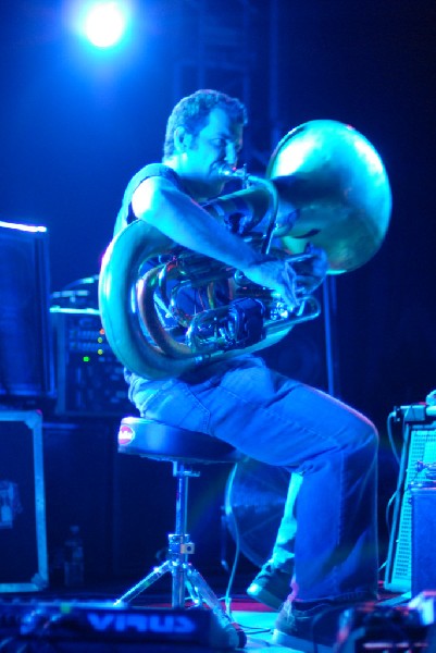Drums and Tuba at Austin Music Hall, Austin, Tx