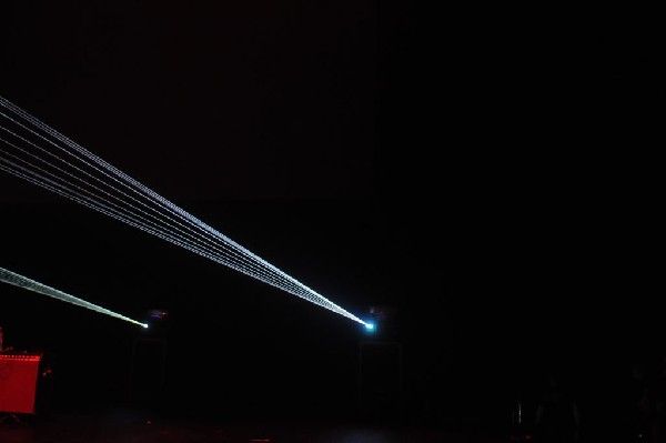 Ghostland Observatory performs at the AMP Launch Party at ACL Live at the M