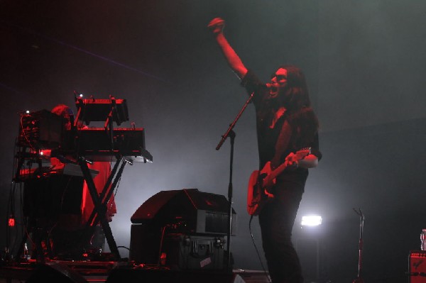 Ghostland Observatory performs at the AMP Launch Party at ACL Live at the M