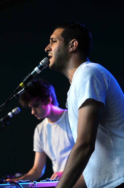 Holy Ghost! at Stubb's BarBQ, Austin, Texas 06/08/10 - photo by Jeff Barrin