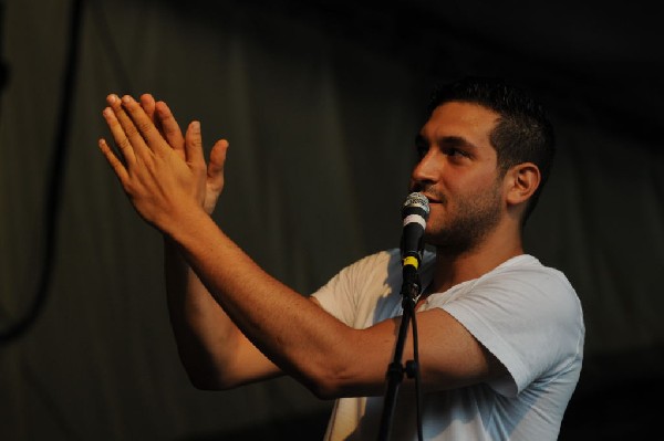 Holy Ghost! at Stubb's BarBQ, Austin, Texas 06/08/10 - photo by Jeff Barrin