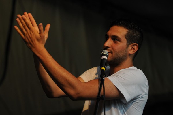 Holy Ghost! at Stubb's BarBQ, Austin, Texas 06/08/10 - photo by Jeff Barrin