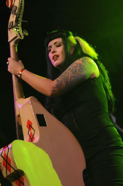 The Horrorpops at the Freak Show Festival, Austin, Texas 10/23/10 - photo b