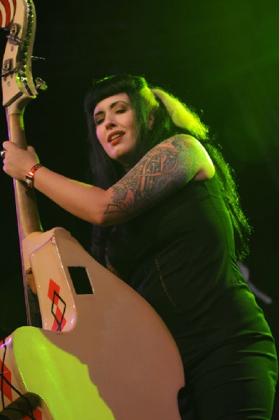 The Horrorpops at the Freak Show Festival, Austin, Texas 10/23/10 - photo b