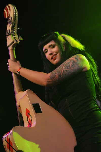 The Horrorpops at the Freak Show Festival, Austin, Texas 10/23/10 - photo b