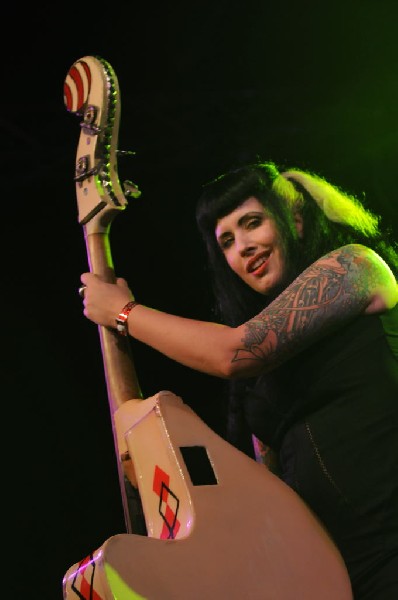 The Horrorpops at the Freak Show Festival, Austin, Texas 10/23/10 - photo b