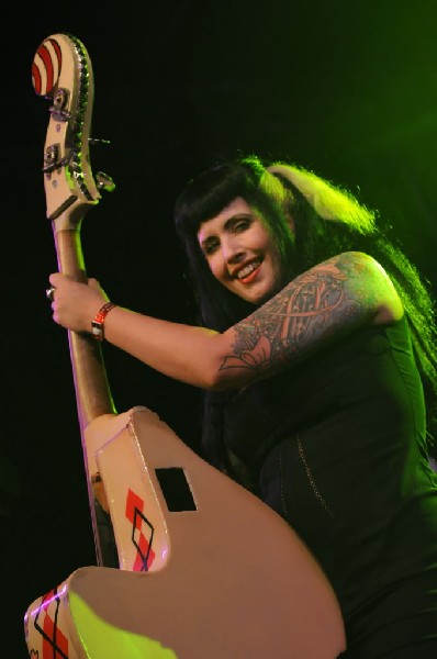 The Horrorpops at the Freak Show Festival, Austin, Texas 10/23/10 - photo b