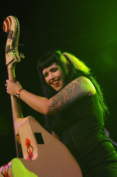 The Horrorpops at the Freak Show Festival, Austin, Texas 10/23/10 - photo b