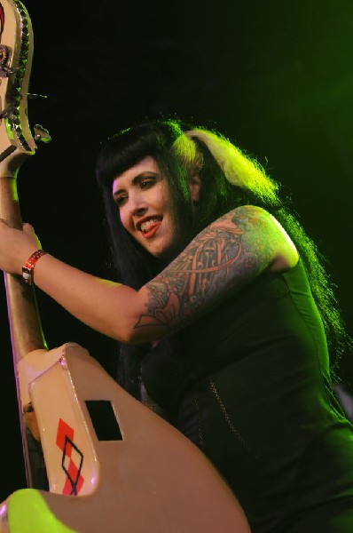 The Horrorpops at the Freak Show Festival, Austin, Texas 10/23/10 - photo b