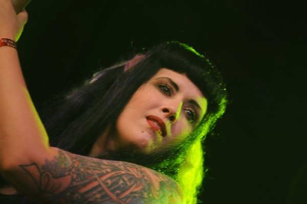 The Horrorpops at the Freak Show Festival, Austin, Texas 10/23/10 - photo b