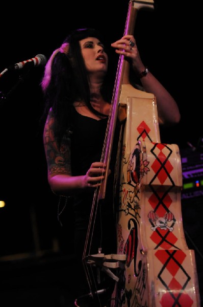 The Horrorpops at the Freak Show Festival, Austin, Texas 10/23/10 - photo b