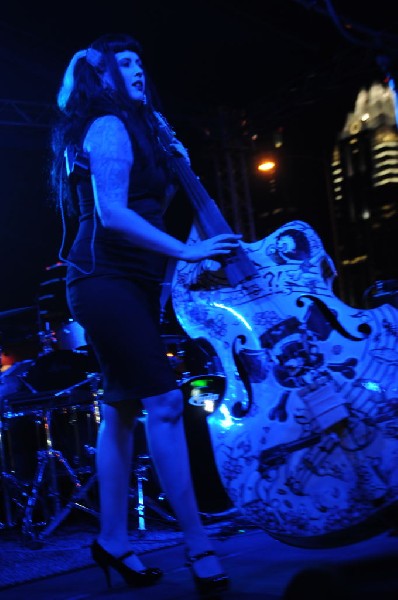 The Horrorpops at the Freak Show Festival, Austin, Texas 10/23/10 - photo b