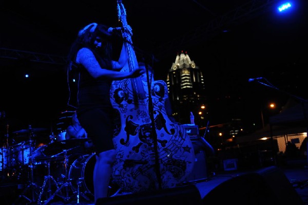 The Horrorpops at the Freak Show Festival, Austin, Texas 10/23/10 - photo b