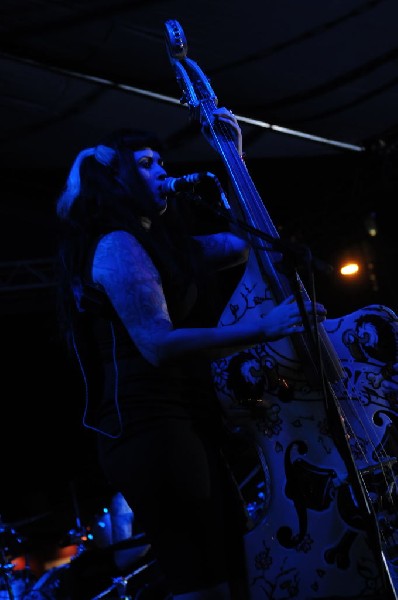 The Horrorpops at the Freak Show Festival, Austin, Texas 10/23/10 - photo b