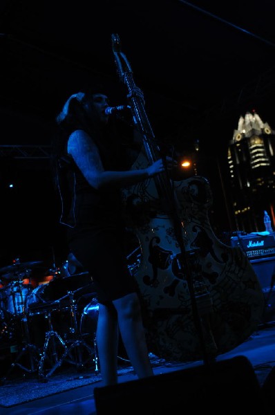 The Horrorpops at the Freak Show Festival, Austin, Texas 10/23/10 - photo b