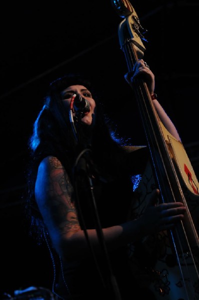 The Horrorpops at the Freak Show Festival, Austin, Texas 10/23/10 - photo b