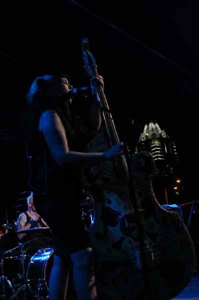 The Horrorpops at the Freak Show Festival, Austin, Texas 10/23/10 - photo b