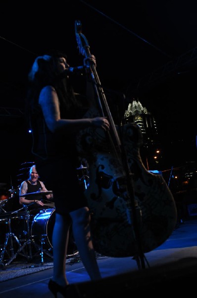 The Horrorpops at the Freak Show Festival, Austin, Texas 10/23/10 - photo b