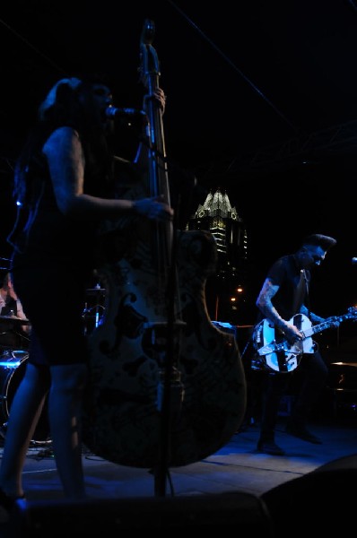 The Horrorpops at the Freak Show Festival, Austin, Texas 10/23/10 - photo b