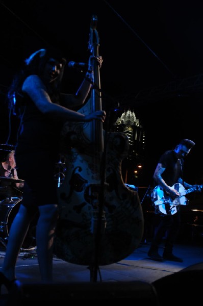 The Horrorpops at the Freak Show Festival, Austin, Texas 10/23/10 - photo b