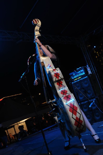 The Horrorpops at the Freak Show Festival, Austin, Texas 10/23/10 - photo b