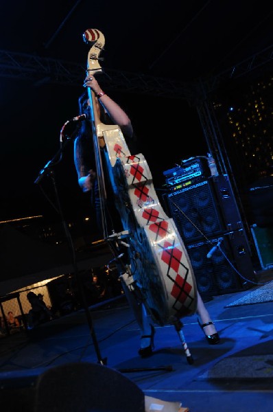 The Horrorpops at the Freak Show Festival, Austin, Texas 10/23/10 - photo b