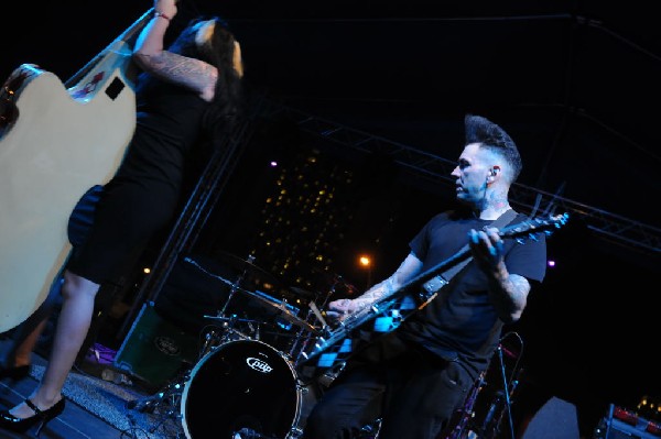 The Horrorpops at the Freak Show Festival, Austin, Texas 10/23/10 - photo b