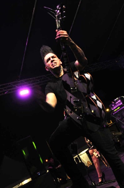 The Horrorpops at the Freak Show Festival, Austin, Texas 10/23/10 - photo b