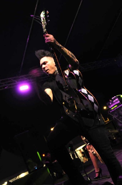 The Horrorpops at the Freak Show Festival, Austin, Texas 10/23/10 - photo b