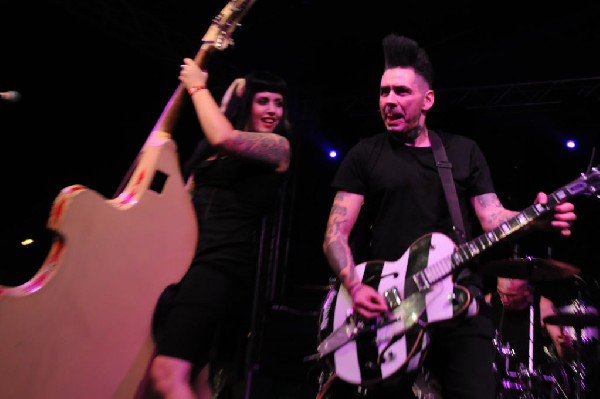 The Horrorpops at the Freak Show Festival, Austin, Texas 10/23/10 - photo b