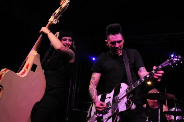 The Horrorpops at the Freak Show Festival, Austin, Texas 10/23/10 - photo b