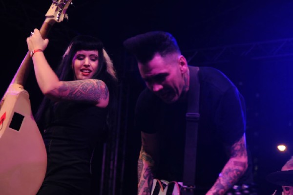 The Horrorpops at the Freak Show Festival, Austin, Texas 10/23/10 - photo b