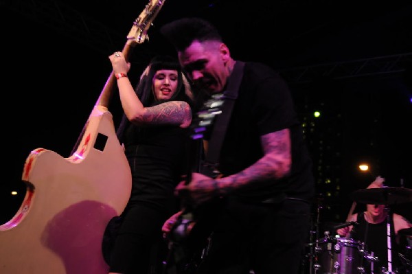 The Horrorpops at the Freak Show Festival, Austin, Texas 10/23/10 - photo b