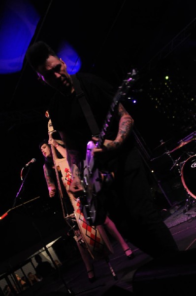 The Horrorpops at the Freak Show Festival, Austin, Texas 10/23/10 - photo b