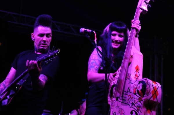 The Horrorpops at the Freak Show Festival, Austin, Texas 10/23/10 - photo b