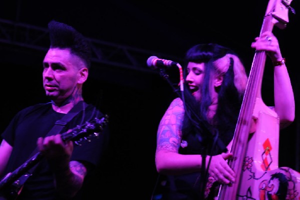 The Horrorpops at the Freak Show Festival, Austin, Texas 10/23/10 - photo b