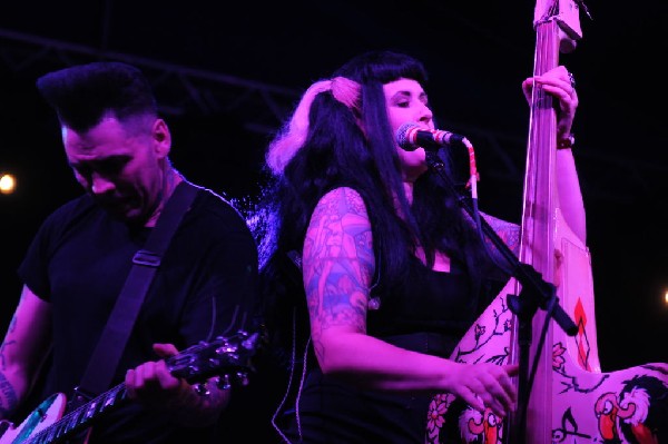 The Horrorpops at the Freak Show Festival, Austin, Texas 10/23/10 - photo b