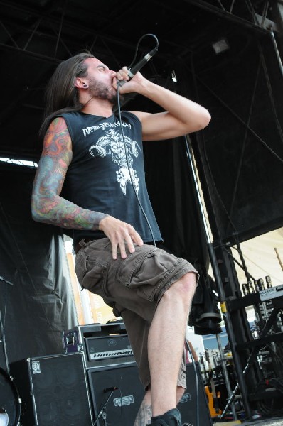 Job For A Cowboy at the Mayhem Festival 2009 at the AT&T Center, San An