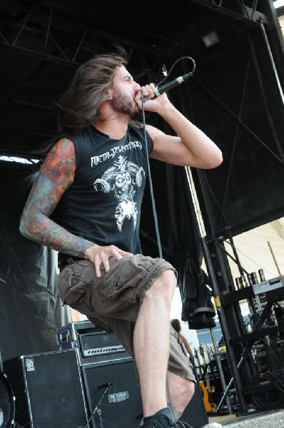 Job For A Cowboy at the Mayhem Festival 2009 at the AT&T Center, San An